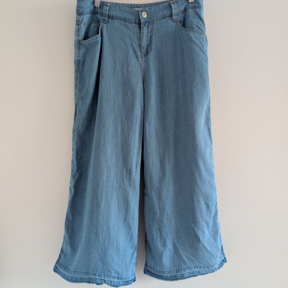 3/$30 Dex chambray wide leg pants